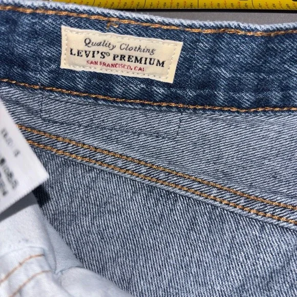 Levi's 501 '90s Premium Jeans W32 L27 Straight Fit Blue Denim Vintage Style - Picture 5 of 11